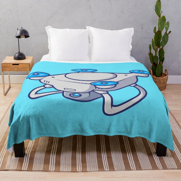 Item preview, Drone Flying Cartoon Vector Icon Illustration designed and sold by hjian8219.