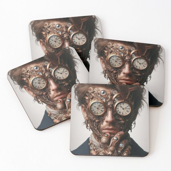 Item preview, TIME TRAVEL vintage clocks Gothic Ai designed and sold by AiPoliviosArt.