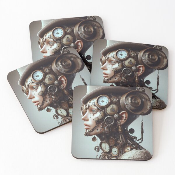 Item preview, TIME TRAVEL vintage clocks Gothic Ai designed and sold by AiPoliviosArt.