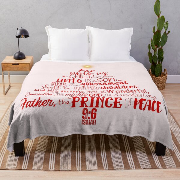 Item preview, Isaiah 9:6 (Christmas Red) | designed and sold by Yehoshua Creatives.