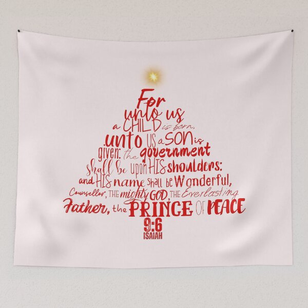 Item preview,  Isaiah 9:6 (Christmas Red) | designed and sold by Yehoshua Creatives.