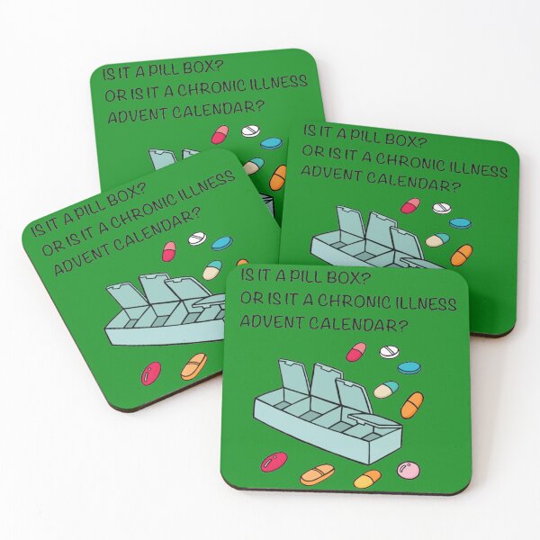 Item preview, Is it a Pill Box?or is it a Chronic Illnesses Advent Calendar? designed and sold by CaitlynConnor.