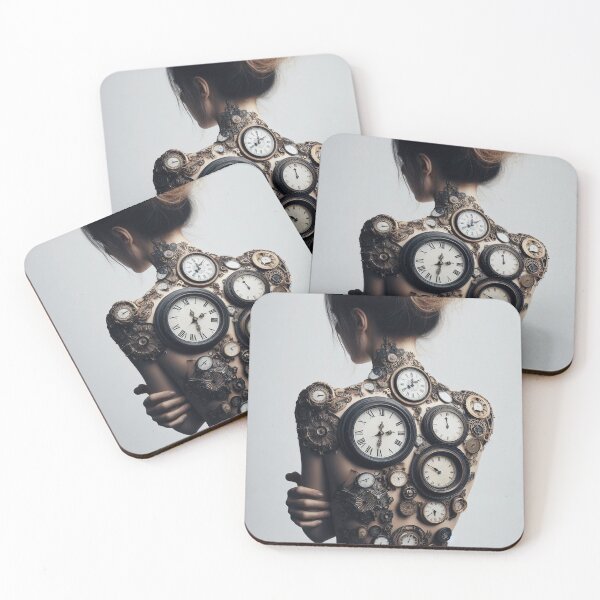 Item preview, TIME TRAVEL vintage clocks Gothic Ai designed and sold by AiPoliviosArt.