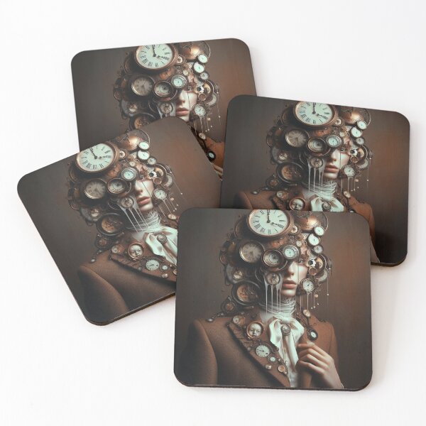 Item preview, TIME TRAVEL vintage clocks Gothic Ai designed and sold by AiPoliviosArt.