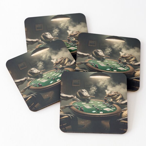 Item preview, Alligators Playing Poker designed and sold by Diego Re.