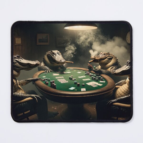 Item preview, Alligators Playing Poker designed and sold by Diego Re.