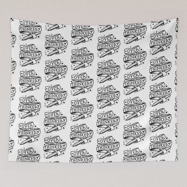 Item preview, Tattoo boho writing OVER  and Over thinker  designed and sold by jazzydevil.