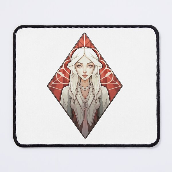 Item preview, dnd elf cleric portrait designed and sold by TellezStickers.