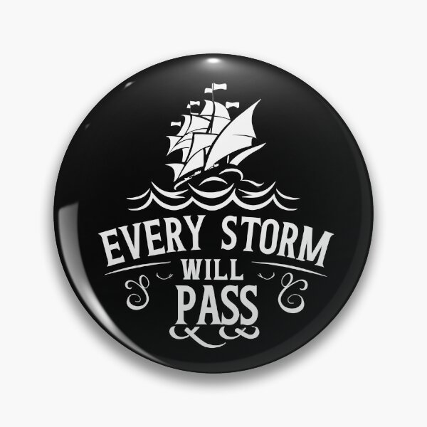 Item preview, Every Storm Will Pass designed and sold by Funny Vintage Stickers And T-Shirts.