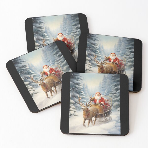 Item preview, Santa Claus Walks In The Snow designed and sold by CamilleNorris.