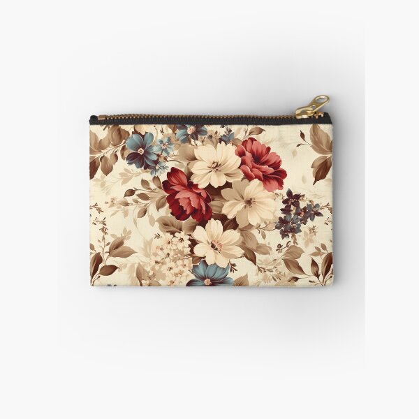 Item preview, romantic and nostalgic themes beige floral designed and sold by aiartbay.