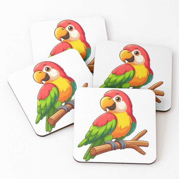 Item preview, Feathered Charm: Adorable Parrot Perfection designed and sold by JAMESAMORN.