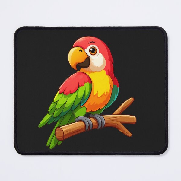 Item preview, Feathered Charm: Adorable Parrot Perfection designed and sold by JAMESAMORN.