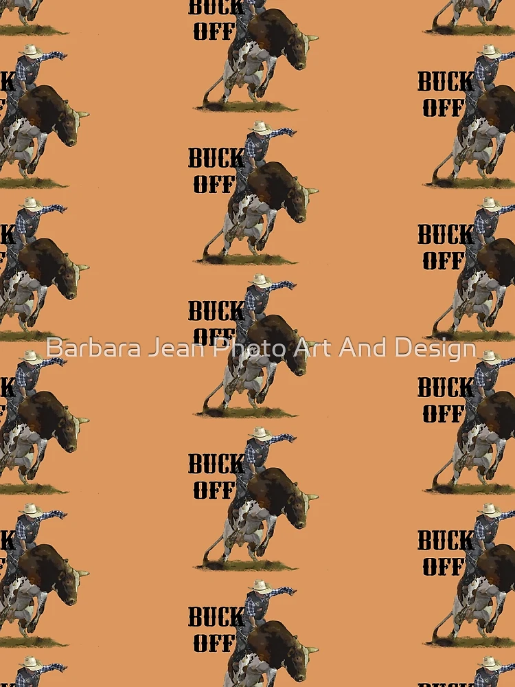 Thumbnail 3 of 3, Scarf, BULL RIDER QUOTES, RODEO ART, ROUGH STOCK RIDERS designed and sold by Barbara Jean Photo Art And Design.