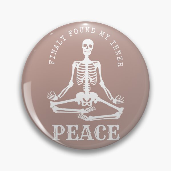 Item preview, Yoga Skeleton, find your inner peace designed and sold by PellSilversmith.