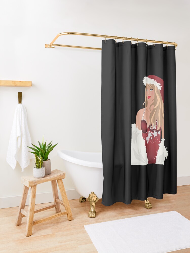 Disover MERRY SWIFTMAS from SANTA TAYLOR Shower Curtain