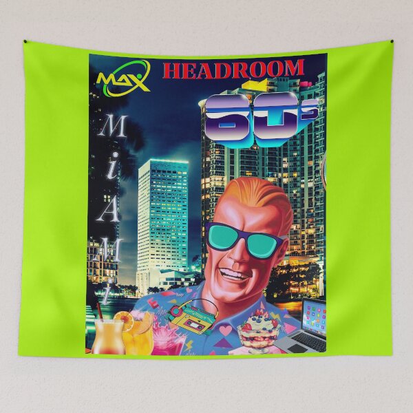 Item preview, MAX HEADROOM IN MIAMI designed and sold by charlesjewel.