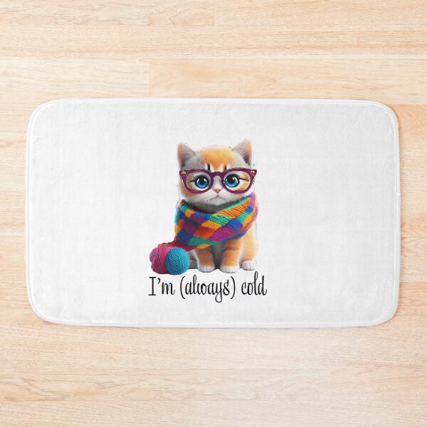 Item preview, Kitty's Always Cold designed and sold by dreamline-designs.
