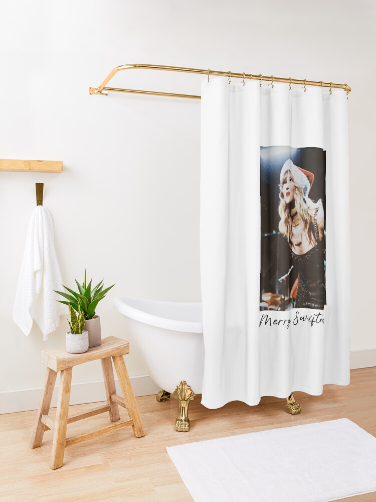 Discover Swiftmas Retro Shower Curtain