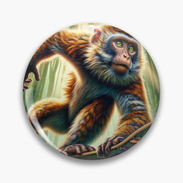 Item preview, Monkey riding skateboard in the forest designed and sold by Mugs and Shirts.