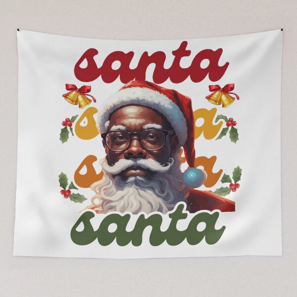 Item preview, African American Santa designed and sold by ishitastore08.