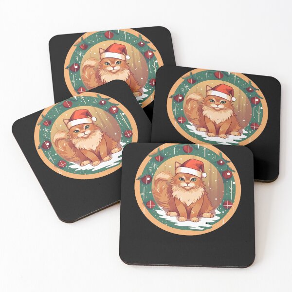 Item preview, Somali Cat Xmas, Love Cats designed and sold by Logiamerch.