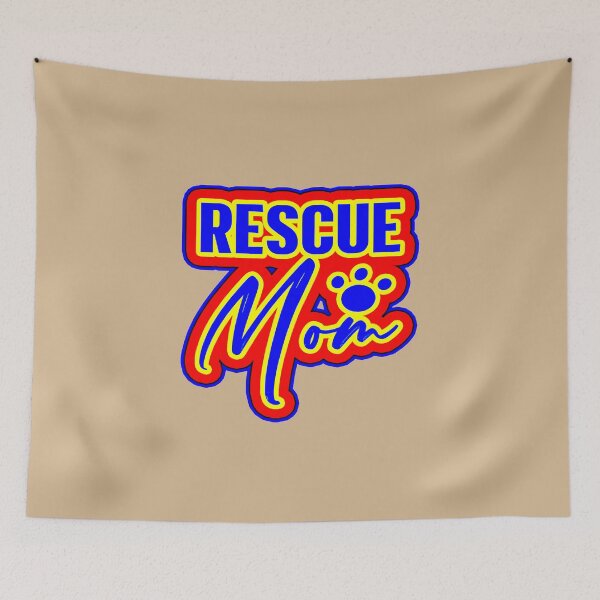 Item preview, Rescue Dog Mom designed and sold by creativerooney.