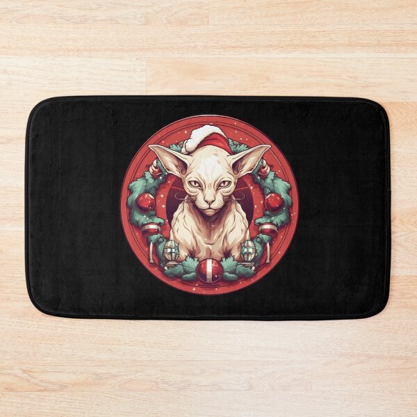 Item preview, Sphynx Cat Xmas, Love Cats designed and sold by Logiamerch.