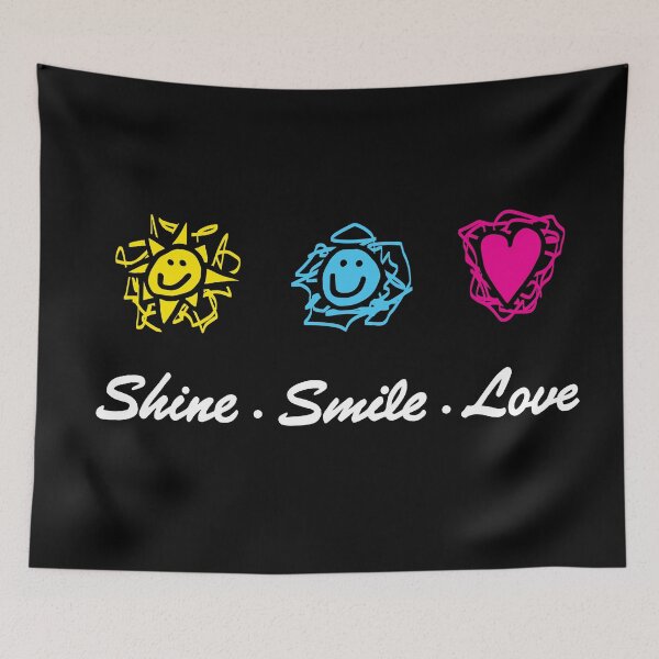 Item preview, Shine.Smile.Love Pure Shine Black Colorful designed and sold by ShineSmileLove.