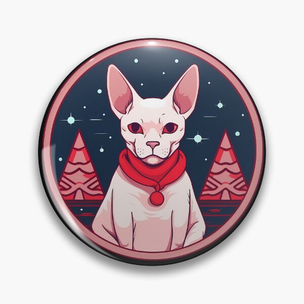 Item preview, Sphynx Cat Xmas, Love Cats designed and sold by Logiamerch.