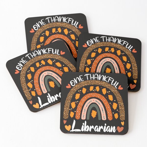 Item preview, Guardians of Knowledge, One Thankful Librarian, Thanksgiving, office. designed and sold by momoworlddesign.
