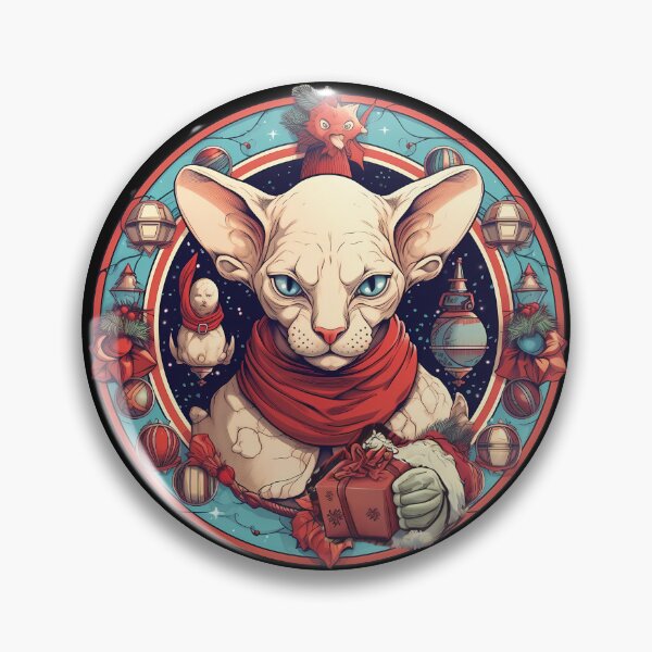 Item preview, Sphynx Cat Xmas, Love Cats designed and sold by Logiamerch.