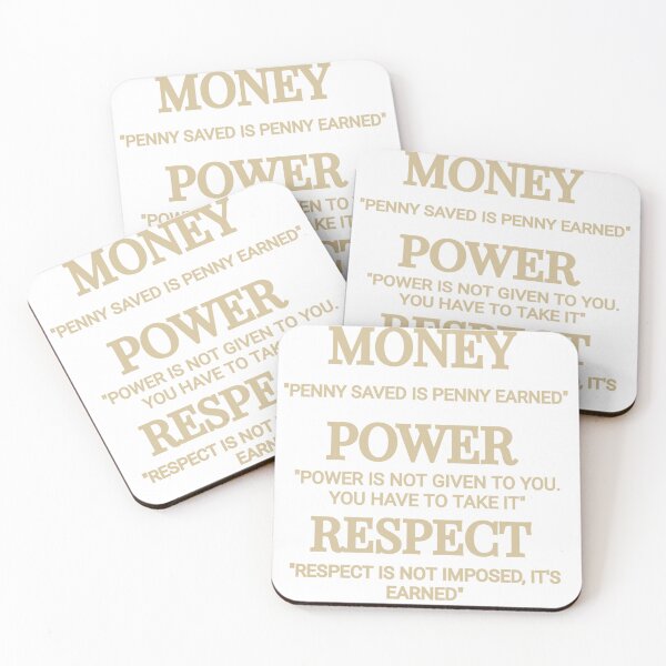Item preview, Money power respect qoutes  designed and sold by Refined-Raiment.