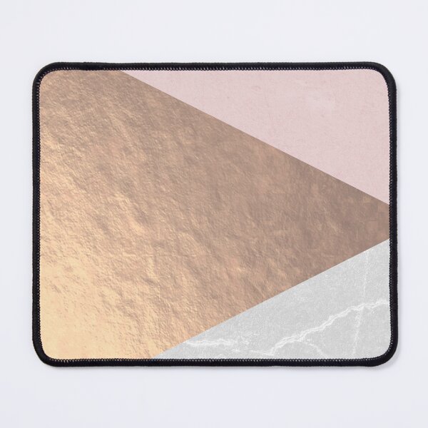Item preview, Geo tri - rose gold & concrete designed and sold by Gale Switzer.