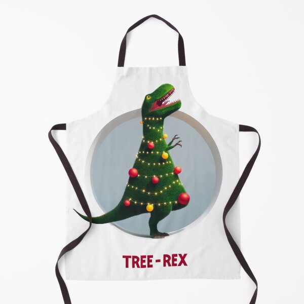 Aperçu de l'œuvre Sapin de Noël animalier T-Rex modèle 3D créée et vendue par ColorLightLab.