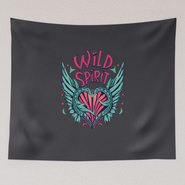 Item preview, Wild spirit. Embrace your adventurous side and let your inner wild spirit run free. A reminder that life is meant to be lived to the fullest, with passion, excitement, and a touch of untamedness.  designed and sold by bubblylive.
