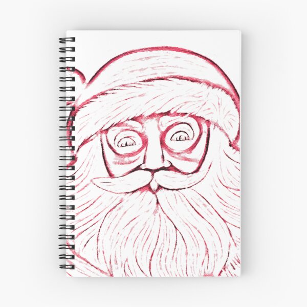 Item preview, Unexpected Beauty in Haunting Red Santa Drawing! designed and sold by SirZeus.