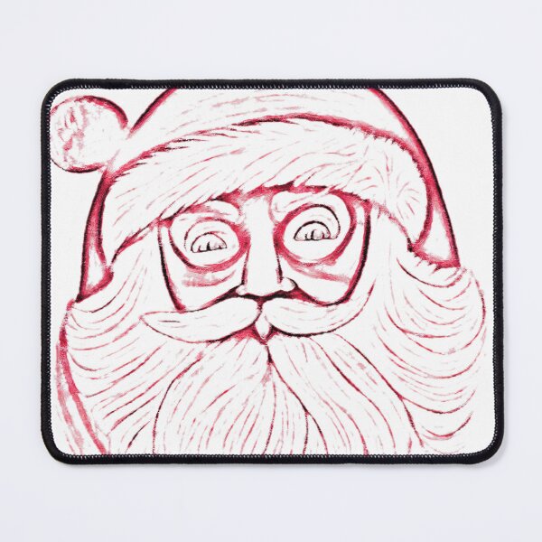 Item preview, Unexpected Beauty in Haunting Red Santa Drawing! designed and sold by SirZeus.