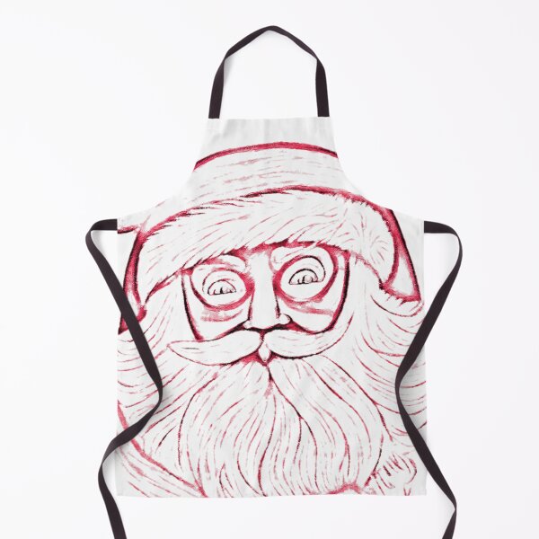Item preview, Unexpected Beauty in Haunting Red Santa Drawing! designed and sold by SirZeus.