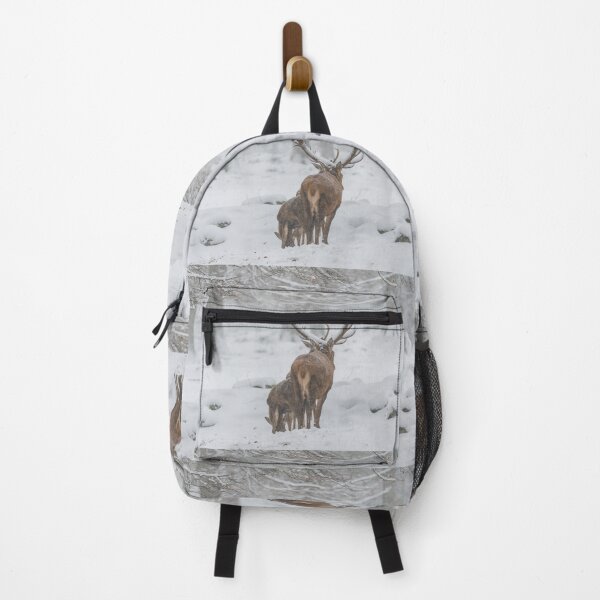 Item preview, Capital red deer in the driving snow designed and sold by Ingo Gerlach.
