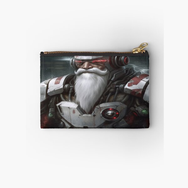 Item preview, Cyborg Santa Claus designed and sold by CosmicBee.