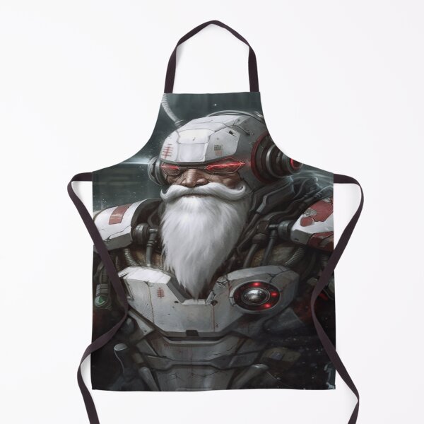 Item preview, Cyborg Santa Claus designed and sold by CosmicBee.