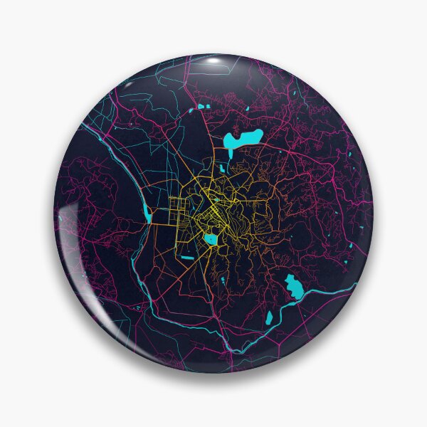 Item preview, Antananarivo City Map of Madagascar - Neon designed and sold by deMAP.