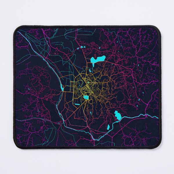 Item preview, Antananarivo City Map of Madagascar - Neon designed and sold by deMAP.