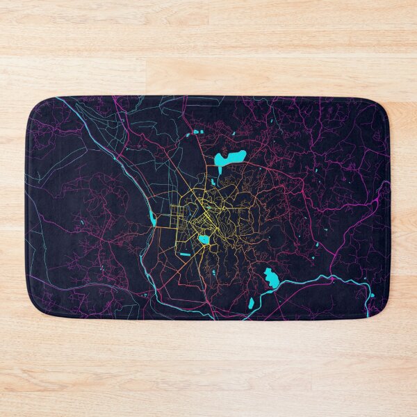 Item preview, Antananarivo City Map of Madagascar - Neon designed and sold by deMAP.
