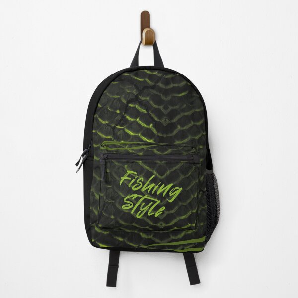 Item preview, Fishing Style Fish Skin Black & Green Pattern designed and sold by FishingMD.