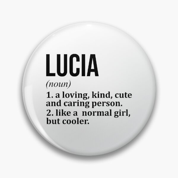Item preview, Lucia Name Definition designed and sold by XCIV.