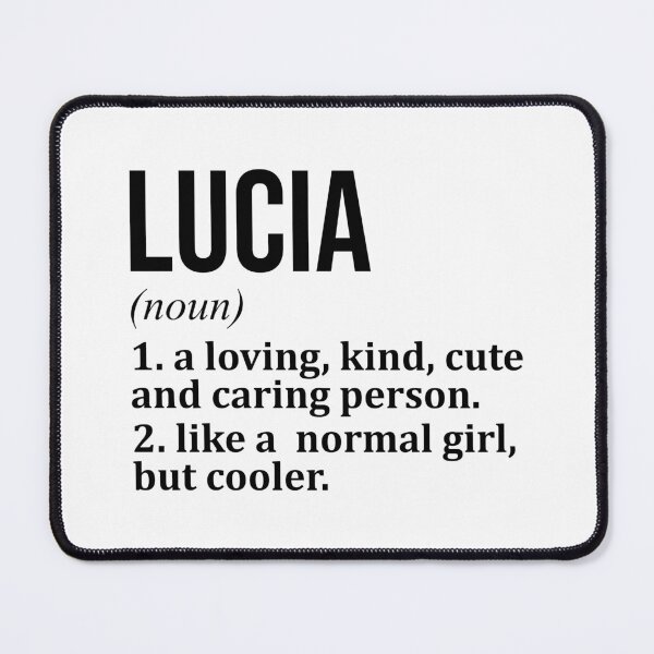 Item preview, Lucia Name Definition designed and sold by XCIV.