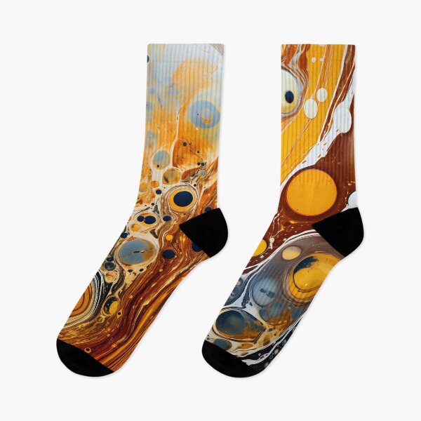 Item preview, Abstract Amber Swirl Artwork designed and sold by VectorPlace.
