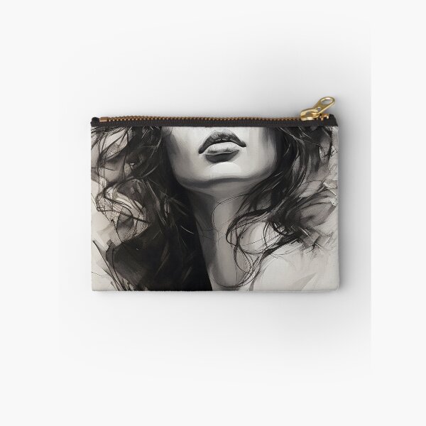 Item preview, Whispers of Charcoal: A Portrait in Grayscale designed and sold by oanaunciuleanu.